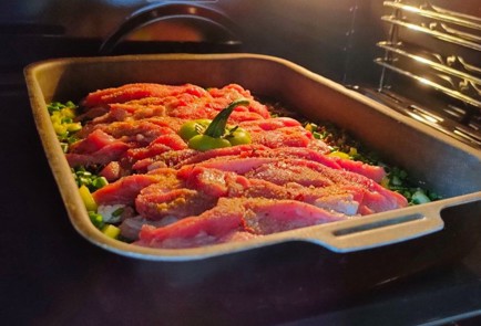 Фото шага рецепта Тушеная индейка с гречкой 189890 шаг 14  