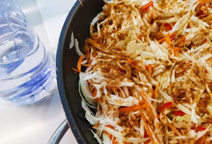 Фото шага рецепта Тушеная капуста с мясом 191410 шаг 11  