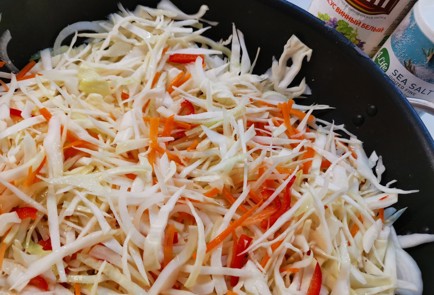 Фото шага рецепта Тушеная капуста с мясом 191410 шаг 9  