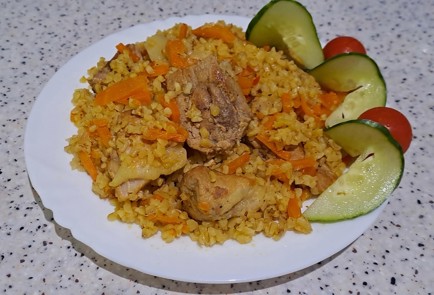 Фото шага рецепта Тушеная свиная лопатка с булгуром 186843 шаг 12  