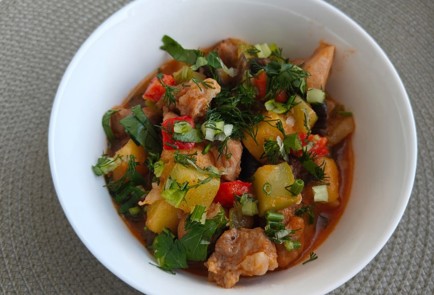 Фото шага рецепта Тушеная свинина с овощами 175764 шаг 16  