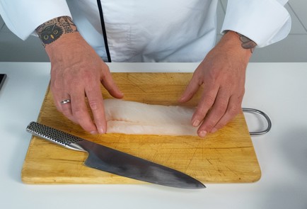 Фото шага рецепта Тушеная треска с овощным гарниром 138615 шаг 1  