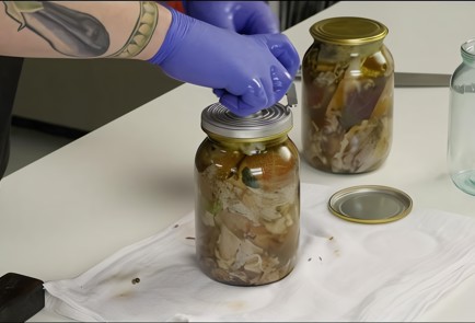 Фото шага рецепта Тушенка из свинины 138553 шаг 9  