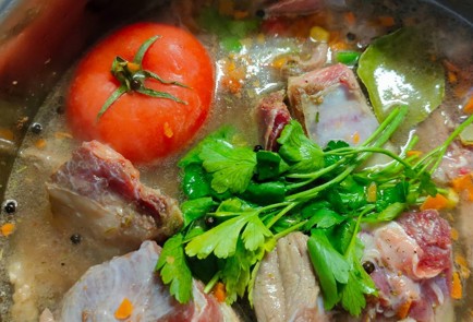 Фото шага рецепта Тушеные говяжьи ребра с марокканскими специями 189126 шаг 11  