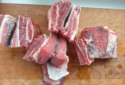 Фото шага рецепта Тушеные говяжьи ребра в скороварке 188665 шаг 1