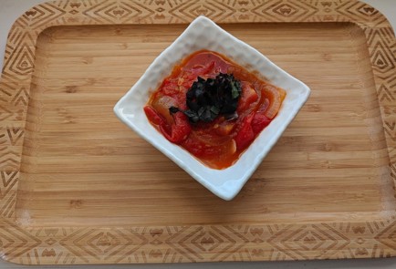 Фото шага рецепта Тушеные помидоры на сковороде 190222 шаг 10  