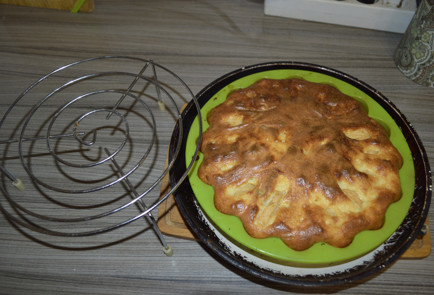 Фото шага рецепта Творожный пудинг с бананом и яблоком 151902 шаг 12