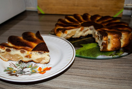 Фото шага рецепта Творожный пудинг с бананом и яблоком 151902 шаг 17