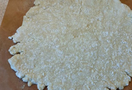 Фото шага рецепта Творожная галета с абрикосами и сыром 189703 шаг 9  