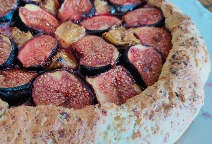 Фото шага рецепта Творожная галета с инжиром 189923 шаг 17  