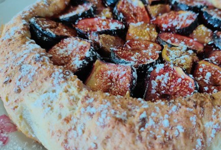 Фото шага рецепта Творожная галета с инжиром 189923 шаг 18  