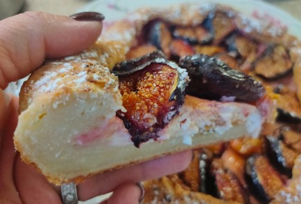 Фото шага рецепта Творожная галета с инжиром 189923 шаг 19  