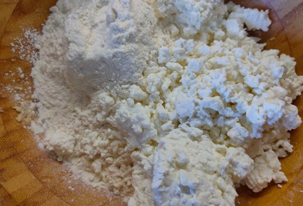 Фото шага рецепта Творожная галета с инжиром 189923 шаг 3  