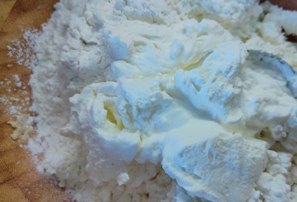 Фото шага рецепта Творожная галета с инжиром 189923 шаг 4  