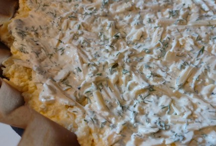 Фото шага рецепта Творожная лепешка с сыром и зеленью 188923 шаг 18  