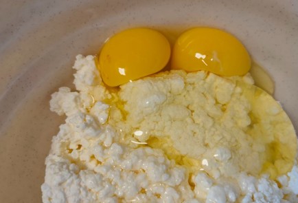 Фото шага рецепта Творожная лепешка с сыром и зеленью 188923 шаг 3  