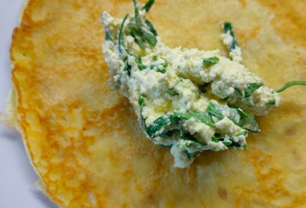 Фото шага рецепта Творожная начинка для блинов 191419 шаг 11  