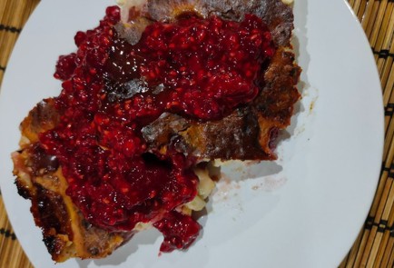 Фото шага рецепта Творожная запеканка с черешней 174241 шаг 10  