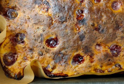 Фото шага рецепта Творожная запеканка с черешней 174241 шаг 8  