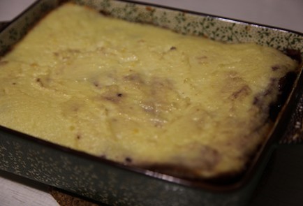 Фото шага рецепта Творожная запеканка с джемом 153189 шаг 4  