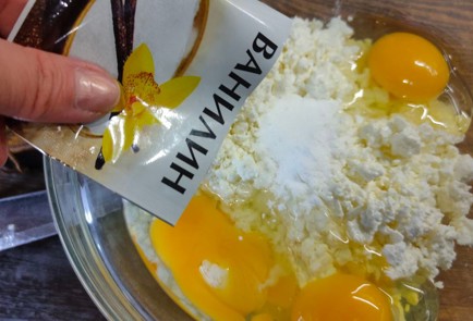 Фото шага рецепта Творожная запеканка с грушами 175698 шаг 4  