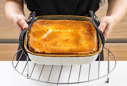 Фото шага рецепта Творожная запеканка с манкой 189327 шаг 10  