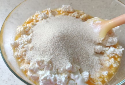 Фото шага рецепта Творожная запеканка с тыквой 163294 шаг 3