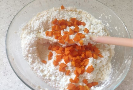 Фото шага рецепта Творожная запеканка с тыквой 163294 шаг 5