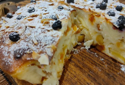 Фото шага рецепта Творожная запеканка с яблоками и курагой 175887 шаг 21  