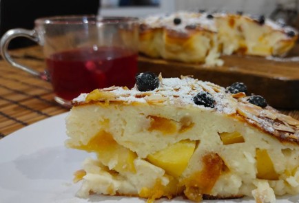 Фото шага рецепта Творожная запеканка с яблоками и курагой 175887 шаг 22  