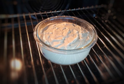 Фото шага рецепта Творожник с черешней 173903 шаг 11  