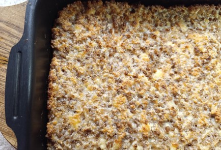 Фото шага рецепта Запеканка творожногречневая 190848 шаг 12  