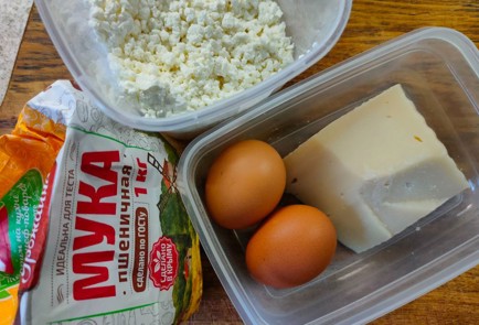 Фото шага рецепта Творожносырные бейглы 189134 шаг 1  