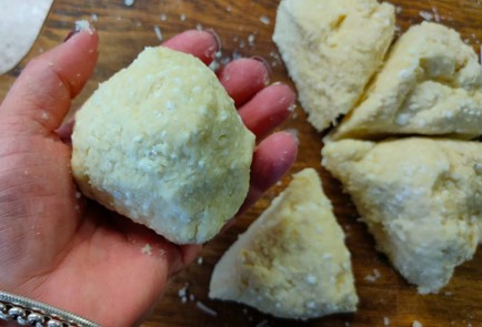 Фото шага рецепта Творожносырные бейглы 189134 шаг 13  