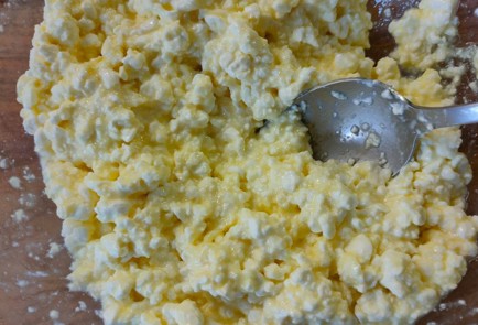 Фото шага рецепта Творожносырные бейглы 189134 шаг 6  