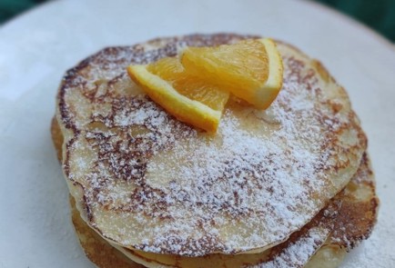 Фото шага рецепта Творожные оладьи с апельсиновой цедрой 173453 шаг 13  