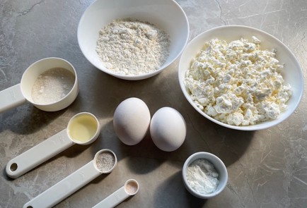 Фото шага рецепта Творожные вафли 174127 шаг 1  