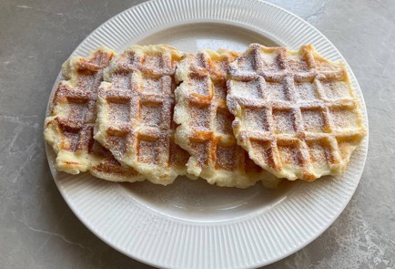 Фото шага рецепта Творожные вафли 174127 шаг 10  