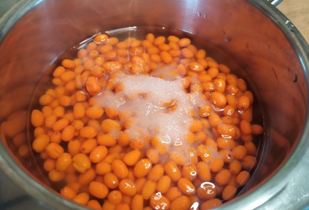 Фото шага рецепта Творожный десерт с облепихой 188830 шаг 6  