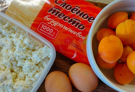 Фото шага рецепта Творожный пирог с абрикосами 189875 шаг 1  
