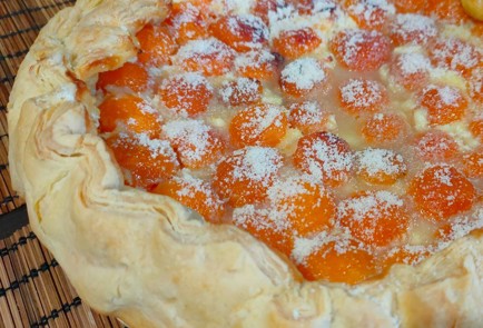 Фото шага рецепта Творожный пирог с абрикосами 189875 шаг 17  