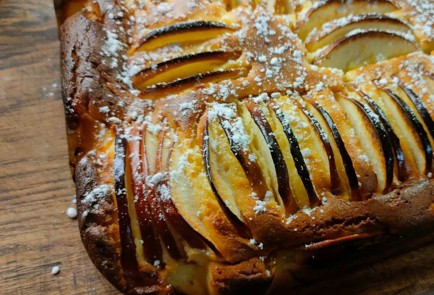 Фото шага рецепта Творожный пирог с яблоками 191295 шаг 15