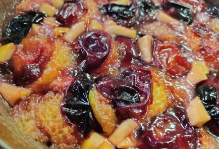 Фото шага рецепта Творожный пирог со сливами 190642 шаг 22  