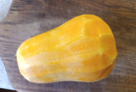 Фото шага рецепта Тыква печеная с чечевицей и изюмом 190711 шаг 2  