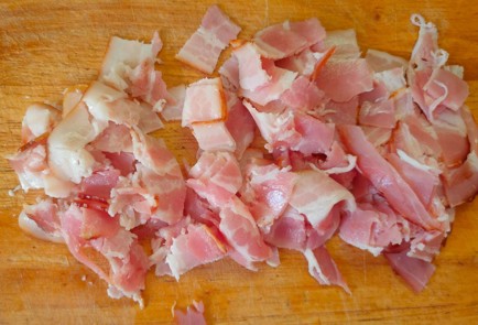 Фото шага рецепта Тыква с беконом пореем и рисом  шаг 10 