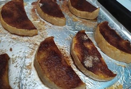 Фото шага рецепта Тыква в духовке с сахаром и корицей 190343 шаг 10  