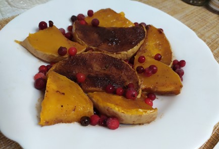 Фото шага рецепта Тыква в духовке с сахаром и корицей 190343 шаг 11  