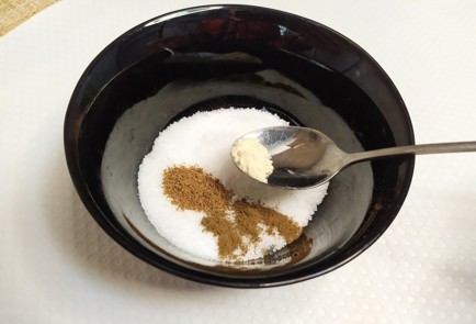 Фото шага рецепта Тыква в духовке с сахаром и корицей 190343 шаг 5  