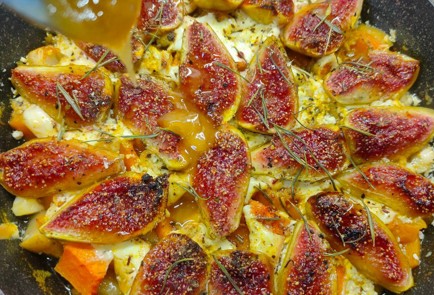 Фото шага рецепта Запеченная тыква с инжиром и яблоком 174550 шаг 11  