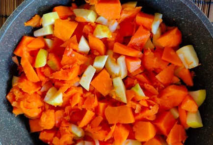 Фото шага рецепта Запеченная тыква с инжиром и яблоком 174550 шаг 5  